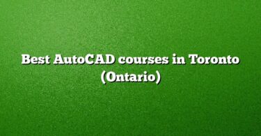 Best AutoCAD courses in Toronto (Ontario)