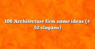 106 Architecture firm name ideas (+ 52 slogans)