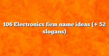 106 Electronics firm name ideas (+ 52 slogans)