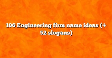 106 Engineering firm name ideas (+ 52 slogans)