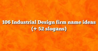 106 Industrial Design firm name ideas (+ 52 slogans)