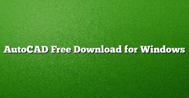 AutoCAD Free Download for Windows