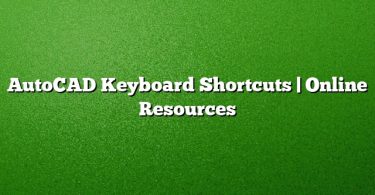 AutoCAD Keyboard Shortcuts | Online Resources