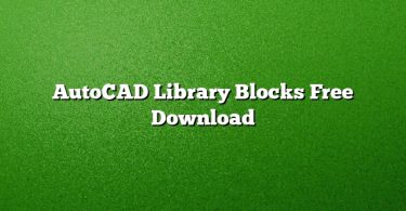 AutoCAD Library Blocks Free Download