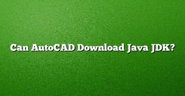 Can AutoCAD Download Java JDK?