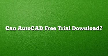 Can AutoCAD Free Trial Download?