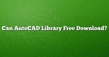 Can AutoCAD Library Free Download?