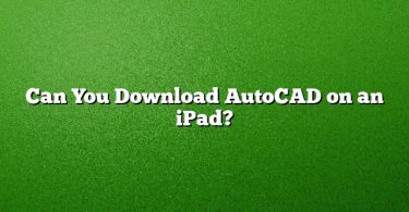 Can You Download AutoCAD on an iPad?