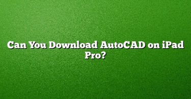 Can You Download AutoCAD on iPad Pro?