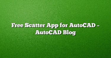 Free Scatter App for AutoCAD – AutoCAD Blog
