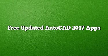 Free Updated AutoCAD 2017 Apps