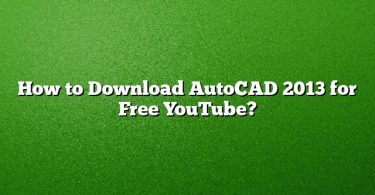 How to Download AutoCAD 2013 for Free YouTube?