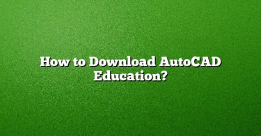 How to Download AutoCAD Education?