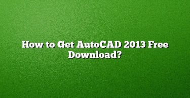 How to Get AutoCAD 2013 Free Download?