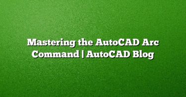Mastering the AutoCAD Arc Command | AutoCAD Blog