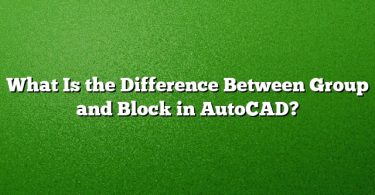 What Is the Difference Between Group and Block in AutoCAD?