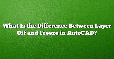 What Is the Difference Between Layer Off and Freeze in AutoCAD?