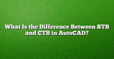 What Is the Difference Between STB and CTB in AutoCAD?
