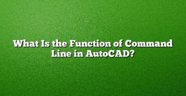 What Is the Function of Command Line in AutoCAD?