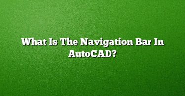 What Is The Navigation Bar In AutoCAD?