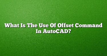 What Is The Use Of Offset Command In AutoCAD?