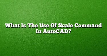What Is The Use Of Scale Command In AutoCAD?