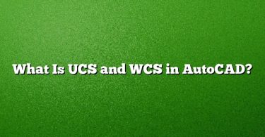 What Is UCS and WCS in AutoCAD?