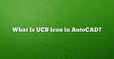 What Is UCS Icon in AutoCAD?
