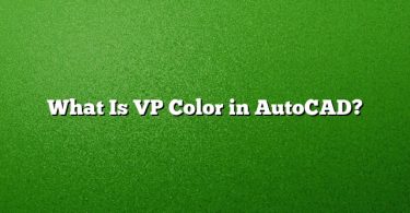 What Is VP Color in AutoCAD?