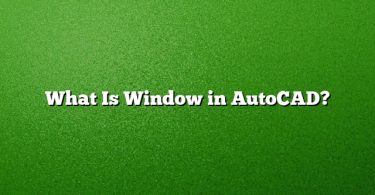 What Is Window in AutoCAD?