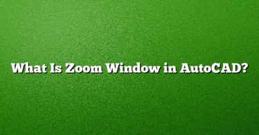 What Is Zoom Window in AutoCAD?