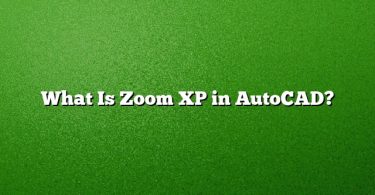 What Is Zoom XP in AutoCAD?