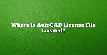 Where Is AutoCAD License File Located?