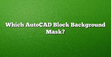 Which AutoCAD Block Background Mask?