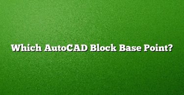 Which AutoCAD Block Base Point?