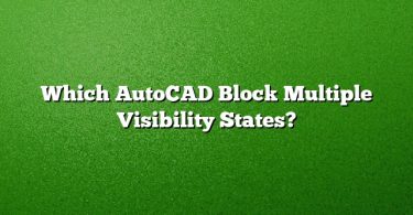 Which AutoCAD Block Multiple Visibility States?
