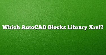 Which AutoCAD Blocks Library Xref?