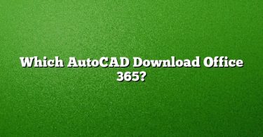 Which AutoCAD Download Office 365?