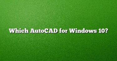 Which AutoCAD for Windows 10?
