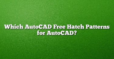 Which AutoCAD Free Hatch Patterns for AutoCAD?
